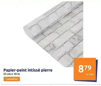 Action Papier-peint intissé pierre offre