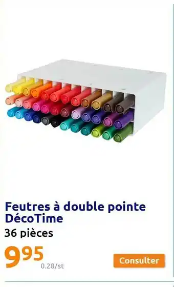 Action Feutres à double pointe décotime offre