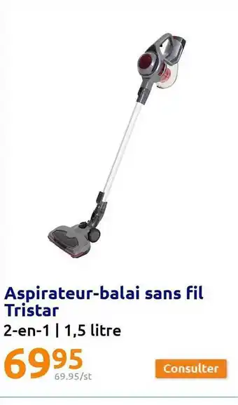 Aspirateur-balai sans fil tristar