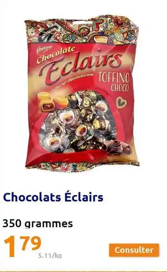 Action Chocolats éclairs offre