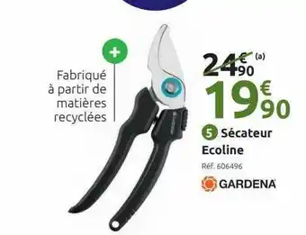 Mr Bricolage Sécateur ecoline gardena offre