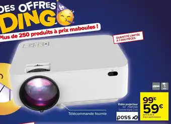 Carrefour Vidéo Projecteur offre