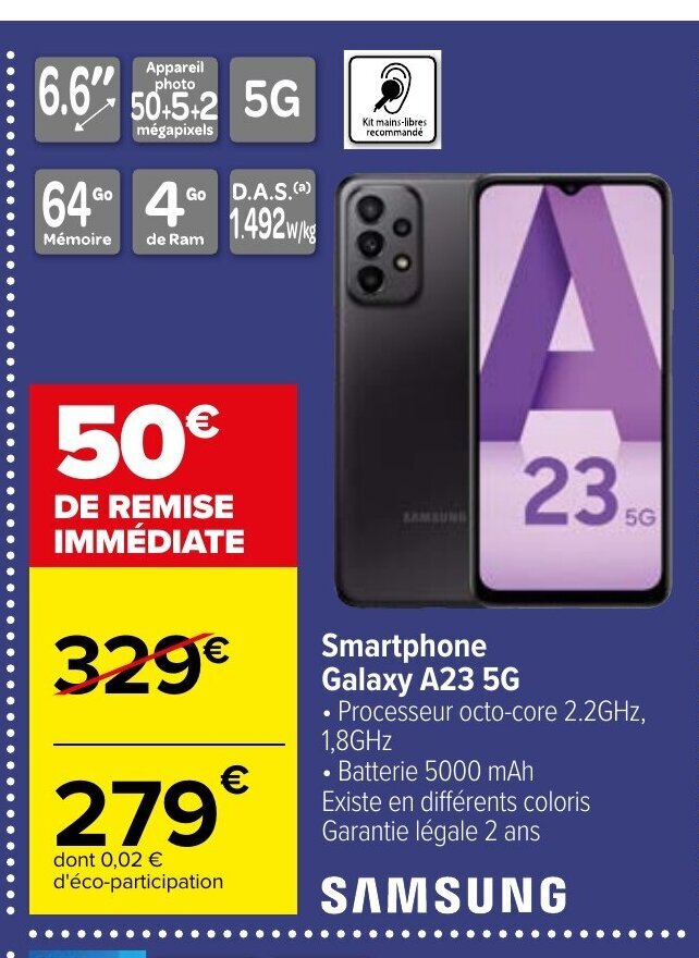 samsung a23 carrefour