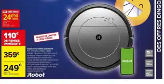 Carrefour Aspirateur Robot Connecté offre