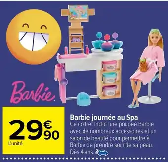 Carrefour Barbie Journée Au Spa offre
