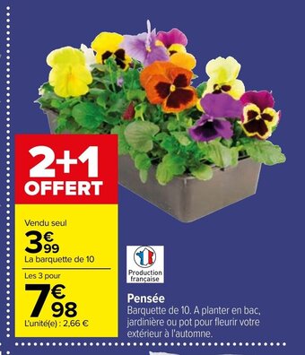 Carrefour Pensée offre