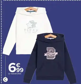 Carrefour Sweat Shirt Fille Ou Garcon offre