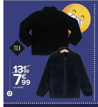 Carrefour Veste Unisexe offre