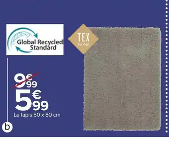 Carrefour Tapis Microfibre offre
