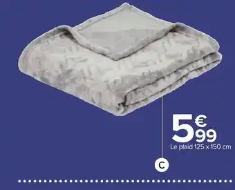 Carrefour Plaid Fantaisie offre