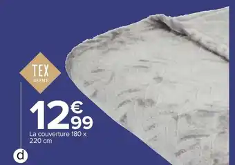 Carrefour Couverture Fantaisie offre