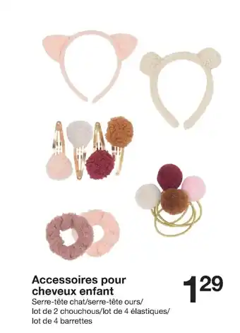 Zeeman Acessoires Pour Cheveux Enfant offre