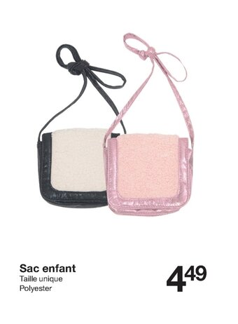 Zeeman Sac Enfant offre
