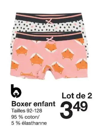 Zeeman Boxer Enfat offre
