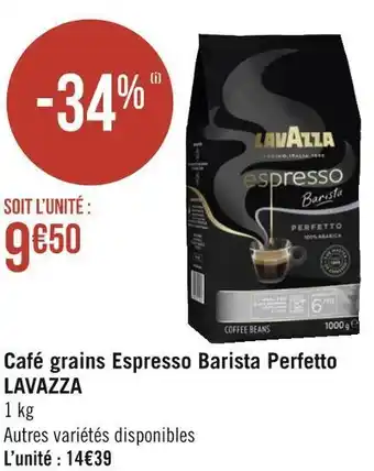 Lavazza café grains espresso barista perfetto