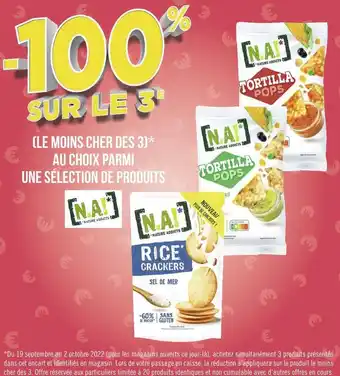 Géant Casino N.a! bon plan une sélection de produits de la marque n.a! offre
