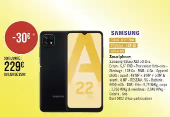 Géant Casino Samsung galaxy smartphone offre