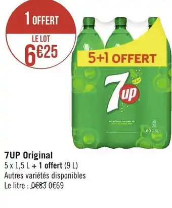 Géant Casino 7up 7up original offre