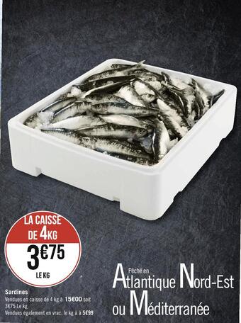 Géant Casino Sardines offre