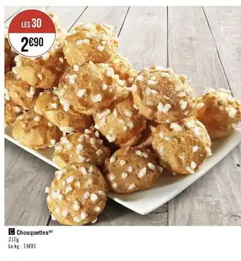 Géant Casino Chouquettes offre