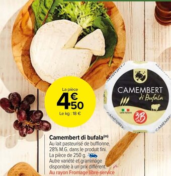 Carrefour Market Camembert di Bufala offre