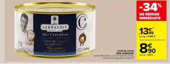 Carrefour Market Confit De Canard Jean Larnaudie offre
