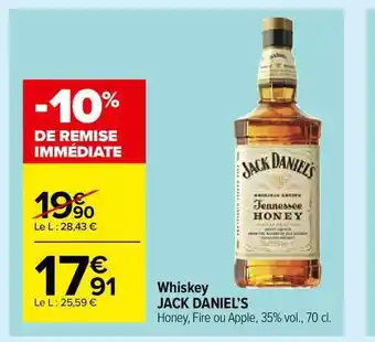 Carrefour Market Whiskey Jack Daniel's offre