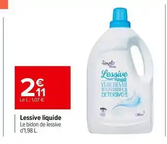 Carrefour Market Lessive Liquide offre