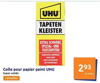 Action Colle pour papier peint uhu offre