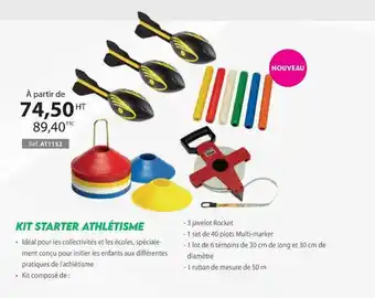 Casal Sport Kit starter athlétisme offre
