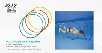 Casal Sport Lot de 4 cerceaux de slalom offre