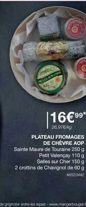 Costco Plateau fromages de chèvre aop offre