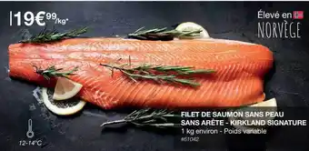 Filet de saumon sans peau sans arĂȘte - kirkland signature