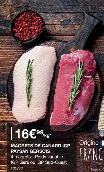 Costco Magrets de canard igp paysan gersois offre