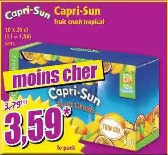 Norma Capri-sun fruit crush tropical offre