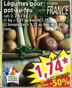 Norma Légumes pour pot-au-feu offre