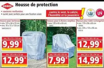 Norma Housse de protection cogex offre