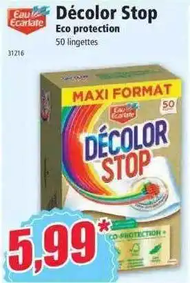 Norma Décolor stop eco protection eau ecarlate offre