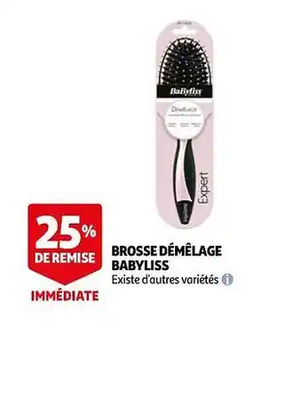 Auchan Brosse démêlage babyliss offre