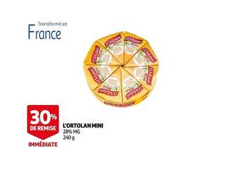 Auchan L'ortolan mini offre