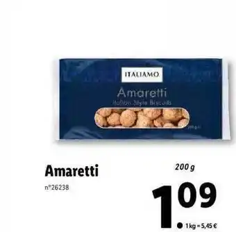 Lidl Amaretti italiamo offre