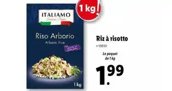 Lidl Riz à risotto italiamo offre