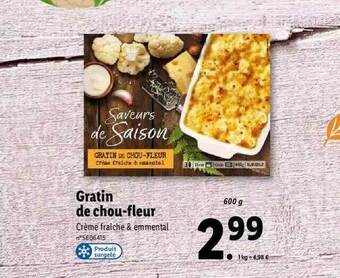 Gratin de chou-fleur