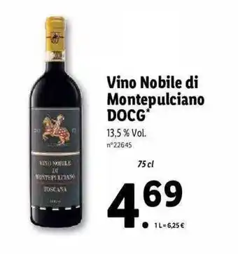Lidl Vino nobile di montepulciano docg offre