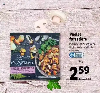 Poêlée forestière