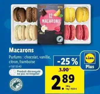 Lidl Macarons offre