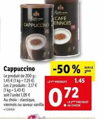 Lidl Cappuccino offre