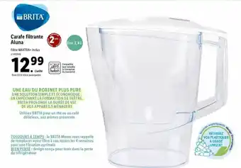 Lidl Carafe filtrante aluna brita offre