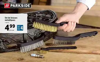 Lidl Set de brosses métalliques parkside offre
