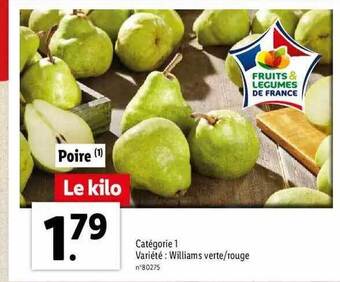 Lidl Poire offre